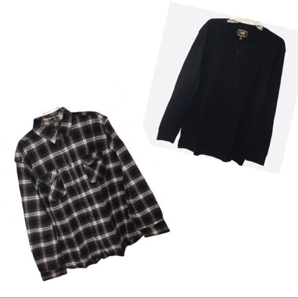 Jachs 2 Men’s Thermal and Flannel Shirts - Size XL